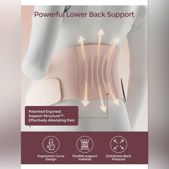 MomCozy Pregnancy Belly Band Pink L - Picture 8 of 12